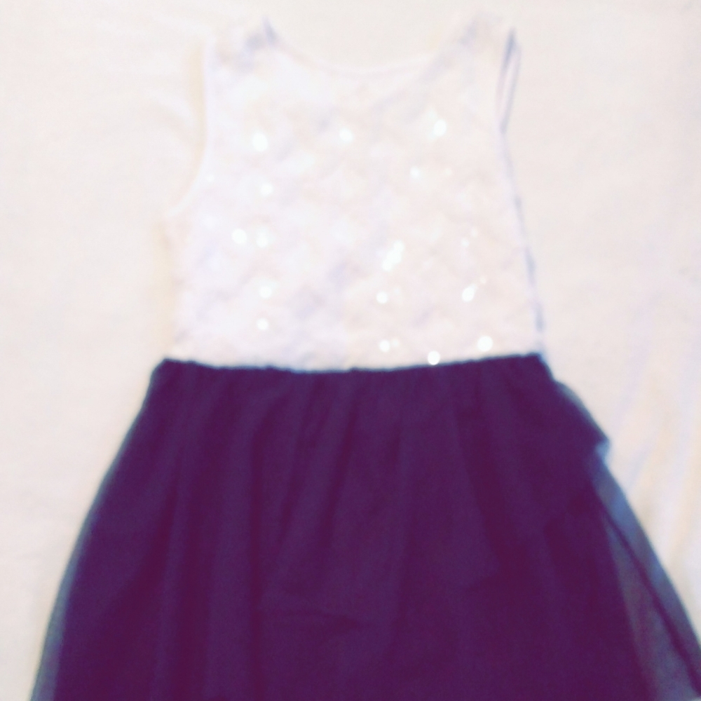 Wonder Nation Black & White Dress